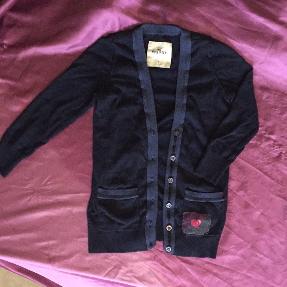 DIY Punk Cardigan w/ Anarchist Feminist Flag Patch